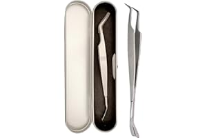 2 in 1 Tick Removal Tool for Pets, Stainless Steel Professional Tick Tweezers Ticks Remover for Dogs, Cats & Humans