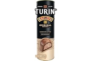Turin Baileys Milk Chocolate Truffles, Milk Chocolates Filled With Baileys Flavored Non-Alcoholic, 7oz Tube Great for Gifts and Treats