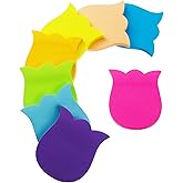 Sticky Notes, 560 Sheets 3 × 3 Inches Tulip Shape Self Sticky Notes Pad, Colour Sticky Notes, Bright Colors Self-Stick Pads for Home Office Notebook(8 Color)
