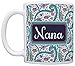 ThisWear Mother's Day Gift for Nana Birthday Gift 11oz Ceramic Coffee Mug with Handle