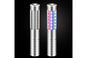 TTLYUGN 2 Pieces RGB LED Strobe Baton Light Rechargeable Bottle Service Sparklers Stick Reusable Champagne Bottle Handheld LED for Club Stage Nightclub Party Concert Event Bar Outdoor - Silver
