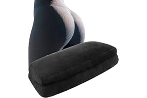 Auliaory BBL Pillow After Surgery for Butt, Brazilian Butt Lift Pillow Post Surgery, BBL Recovery Pillow for Sitting, Driving, BBL Pillow for Car, BBL Seat Cushion, BBL Post Surgery Supplies, Black