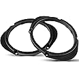 NuIth 5"x7" / 6”x8” to 6.5” Door Speaker Spacer Bracket Adapter for Select 1992-2014 Ford/Lincoln/Mercury, 6.5 inch Speaker Ring Adapter Solid Plastic, 6 1/2 inch Aftermarket Speaker Adapter, 2PC