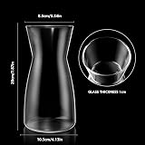 Vzmiza Clear Glass Vase Premium Quality Modern Rustic Home Decor view 7