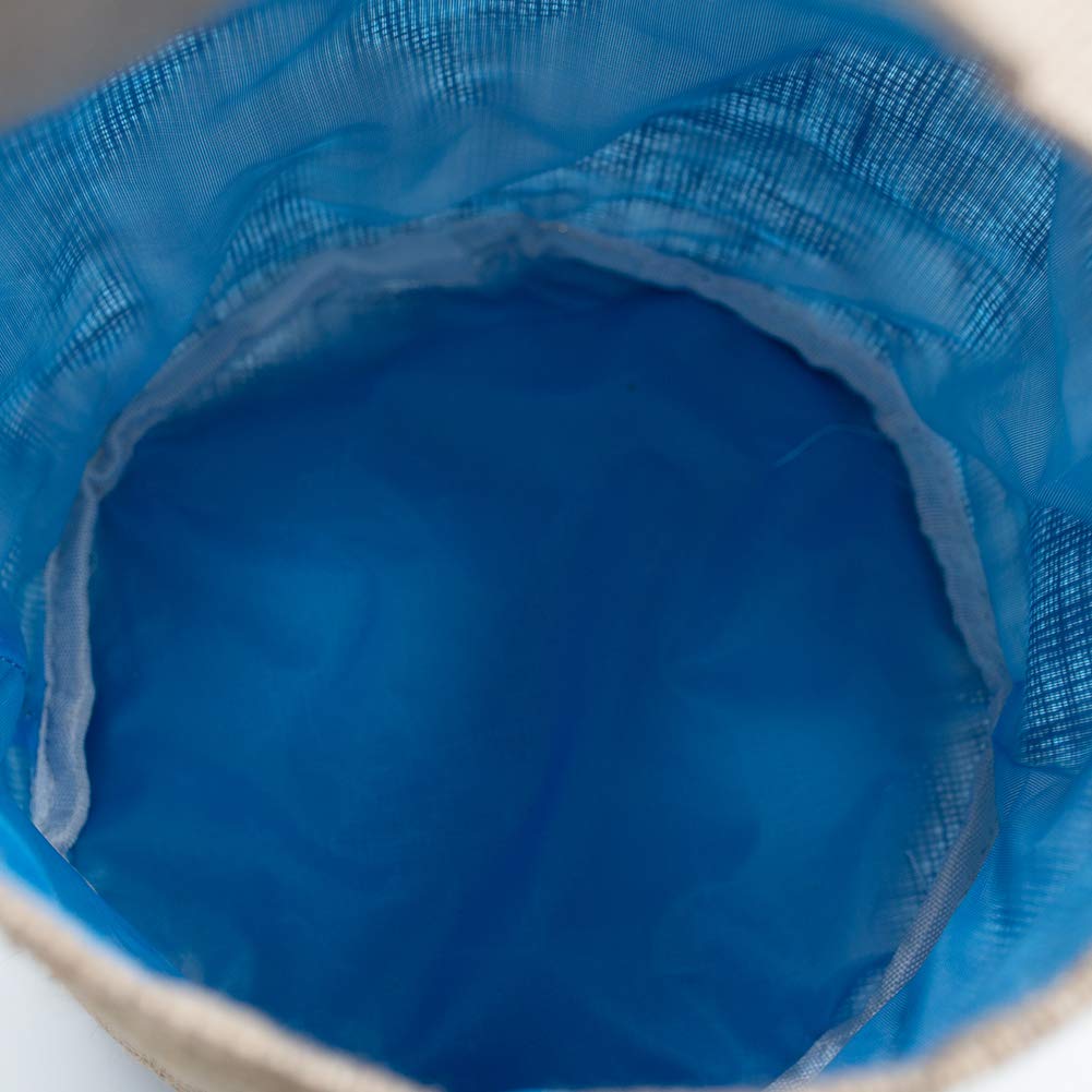 DomeStar Jute Bunny Basket, Burlap Cloth Basket Jute Cotton Rabbit Bag Tote Bag Handbag Burlap Easter Bunny Bag for Picnics