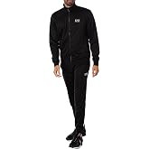 EA7 Men's Logo Zip Tracksuit, Black