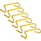 YEXEXINM 6 Pack Agility Speed Training Hurdles- 6" Detachable Agility Training Hurdles- Sports Practice Equipment for Athletes, Soccer, Basketball