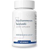 Biotics Research Saccharomyces boulardii Probiotics Supplement - 235 mg/Serving- Supports GI Health Microbial Balance, Healthy Immune & Pathway Responses - Dairy-Free, Temperature-Stable - 60 Capsules