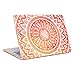iLeadon Macbook Air 13 inch protective Hard Case Art Printing Ultra Thin shell cover for MacBook Air 13 inch Model A1369 and A1466 (Orange Mandala)