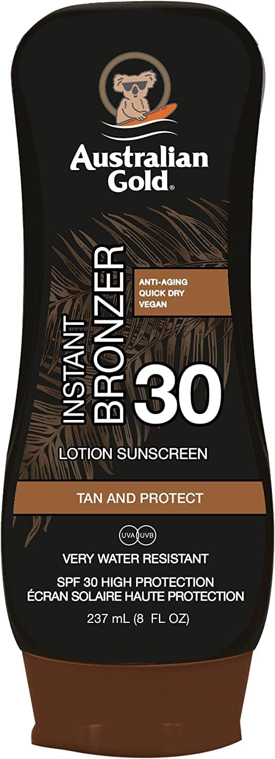 Australian Gold Sunscreen Lotion with Bronzer SPF 30 237 ml