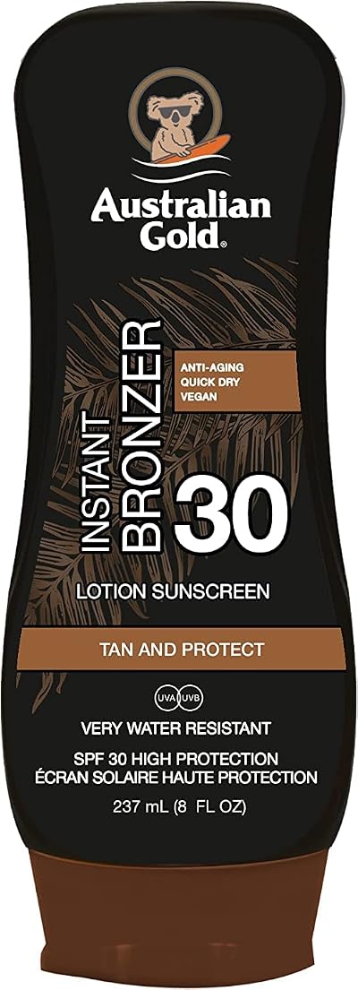 Australian Gold Sunscreen Lotion with Bronzer SPF 30 237 ml