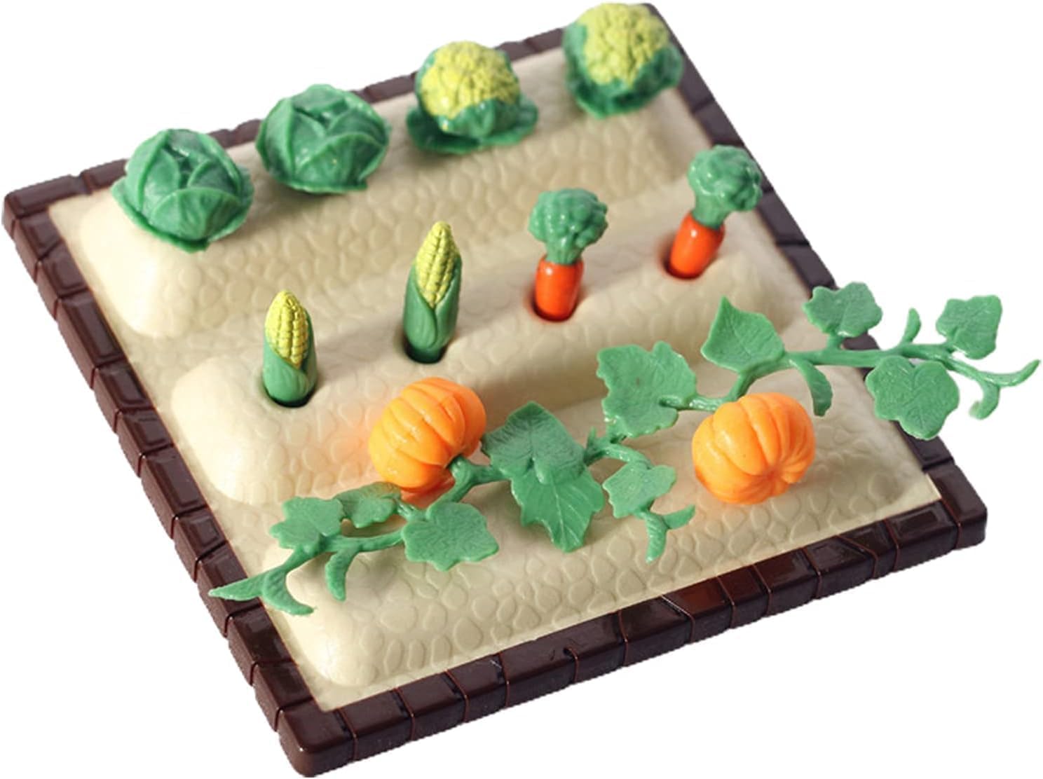 Photo 1 of 1 Set Dollhouse Miniatures, 1/12 Scale Miniature Dollhouse Farm Tool Accessories,Mini Model Miniature Vegetables Scene Model Out Door Decor, for Micro-Landscape Scene Lightweight Dollhouse Decor