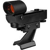 SVBONY Red Dot Finder, Telescope Red Dot Finder with Slide-in Bracket | Red Dot Finder for Telescope, Compatible with Celestron 80EQ 80DX 90DX SE SLT, Telescope Accessorie, Brightness Adjustable