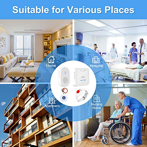 CallToU Wireless Caregiver Pager System Caregiver Call Button Nurse