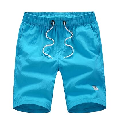 JMETRIC_Badehose Sports Brief Druck Strand Badehose Volltonfarbe Freizeit Sports Shorts Mode Wild Surfshorts Shorts