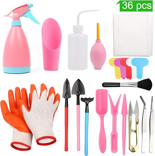 LAPTOP 36Pcs herramientas para plantas suculentas, mini ...
