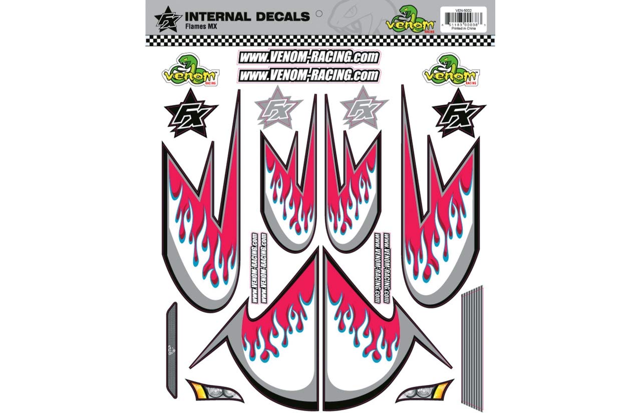 Jamara Jamara460010 Red Decor Hot Rod Flames