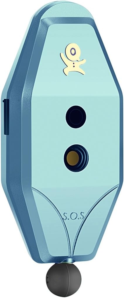 Rogogo SOS 120dB Loud Emergency Attack Safety Alarm Night Danger Accident Personal Safety Alarm Keyring with 350mAh Power Bank Charge and LED Torch for Senior,Kids,Children,Women, Kids,Children(Blue)