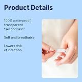 Healthcare By Amazon Waterproof Plasters Transparent Second Skin High view 3