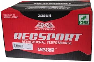 GI SPORTZ RECSPORT Recreational PAINTBALLS 2000 Rounds Paint Balls (Orange Fill)