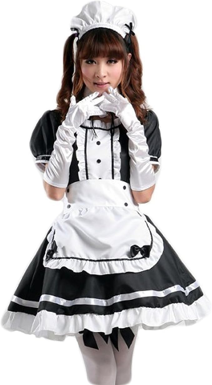 Anime Cosplay  mujer Francés delantal Maid Disfraz Kawaii maid Outfit