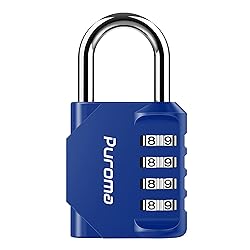 Puroma 1 Pack Combination Lock for Locker 4 Digit