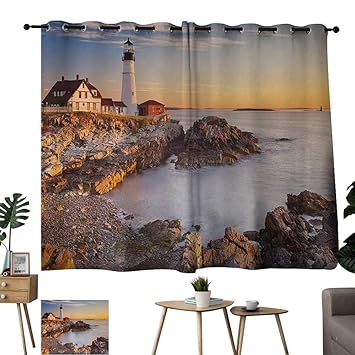 Amazon Com Warm Family Grommet Curtains United States Cape