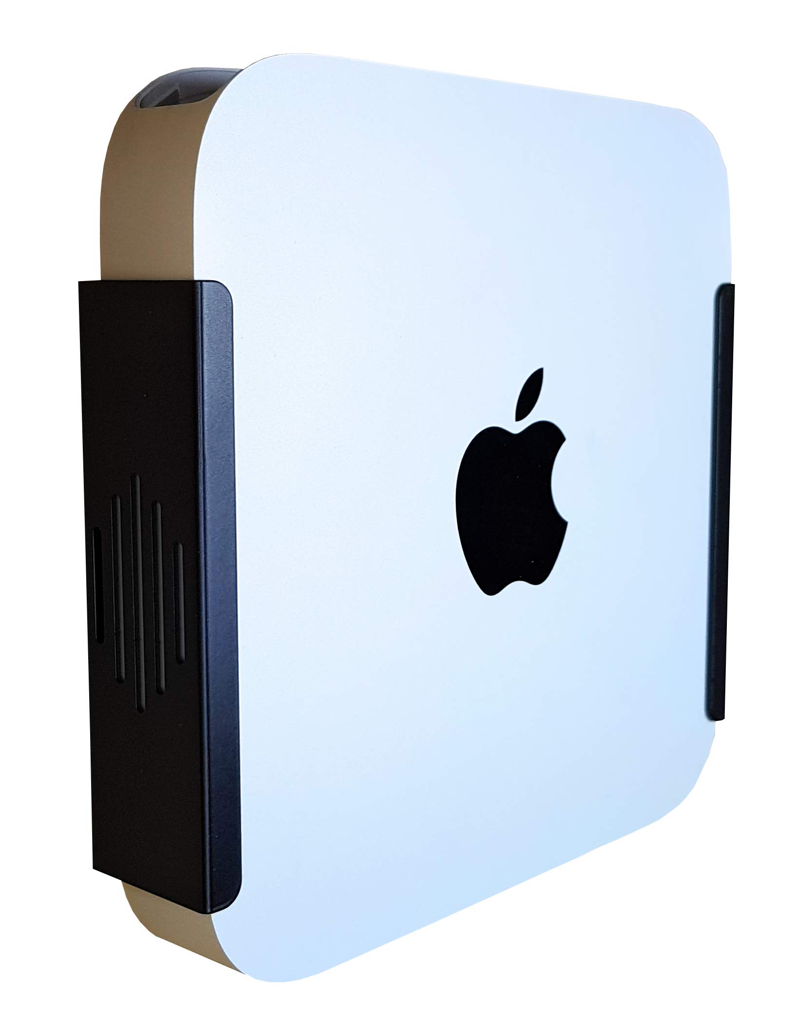 Mac Mini Mount - VESA Compatible Under Desk Mountable & Wall Mounted Bracket - Dynas - Made In The UK (Black)