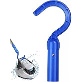 Hook for All Robotic Pool Cleaner, Pool Hook for Telescopic Poles | Bigger Hook Customized for Pool Vacuum Robot, Robotic Pool Cleaner, Above Ground and Underwater,