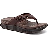 KuaiLu Womens Orthotic Cushion Flip Flops Sport Recovery Walking Sandals for Women with Comfortable Arch Support - Adjustable Flatform Slip On Indoor Outdoor For Summer Casual