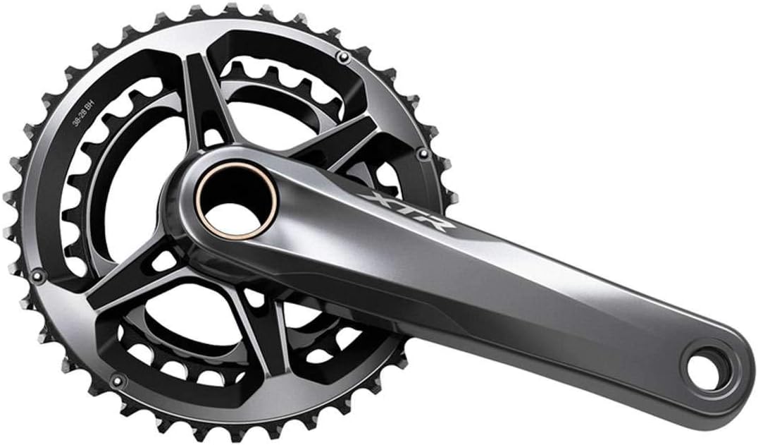 SHIMANOXTR Hollowtech 2 12 Speed Mountain Bicycle Crank Set FC-M9100-2 - Front Chain Wheel - 170mm - 38-28T