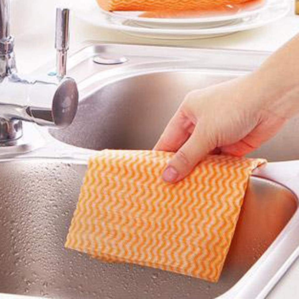 VIVOCCMat 1 Roll Disposable Nonstick Oil Dish Cloth Kitchen