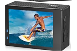 HIICAM Action Camera 5K 30FPS Waterproof Camera Underwater 131FT with EIS WiFi App Remote Control 64GB Card 170° Wide Angle Sports Helmet Bike Video Dark with 64GB Card