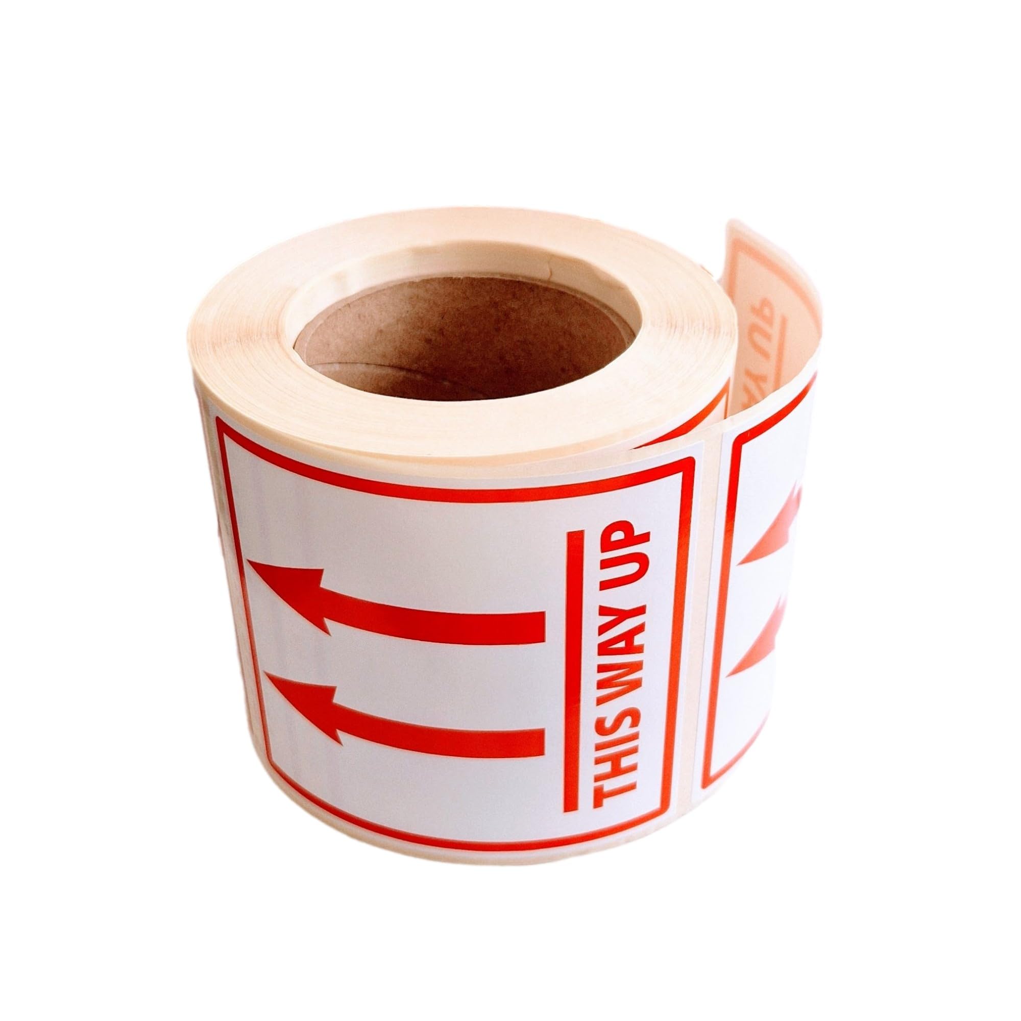 This Way Up Label - 120 x 110mm (1 x Roll, 500, Count)
