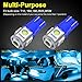 YITAMOTOR 194 LED Bulb Ice Blue, 194 T10 168 2825 W5W 175 158 Bulb 5050-5 SMD LED Light Bulb 12V Car Interior Lighting for Map Dome Lamp Courtesy Trunk License Plate Dashboard Parking Lights, 20-Pack