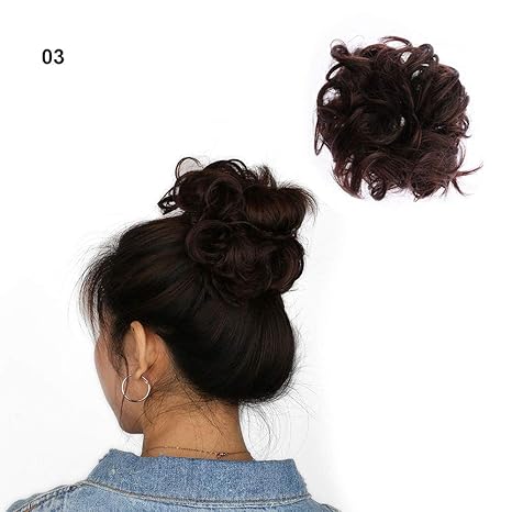 Buy 3nh 1pc Hair Accessories Messy Bun Hair Scrunchie Girls Shaper