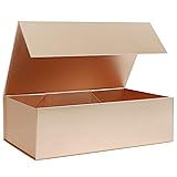 LFBOX Rose Gold Christmas Gift Box with Magnetic