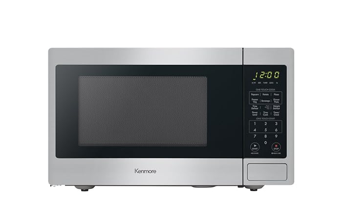 Kenmore 70913 0.9 cu. ft. Countertop Microwave in Stainless Steel