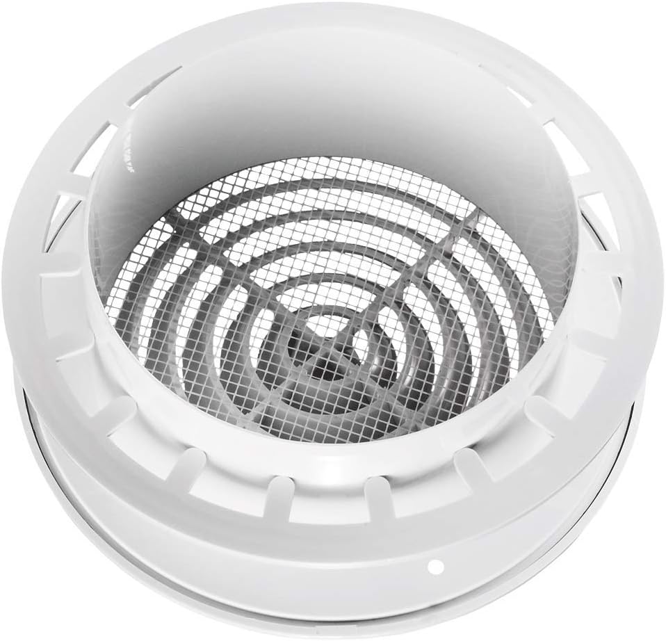Blauberg DPR 150-A Circle Air Vent Grill 150mm (6inch) Ducting White Ventilation Cover - Image 3
