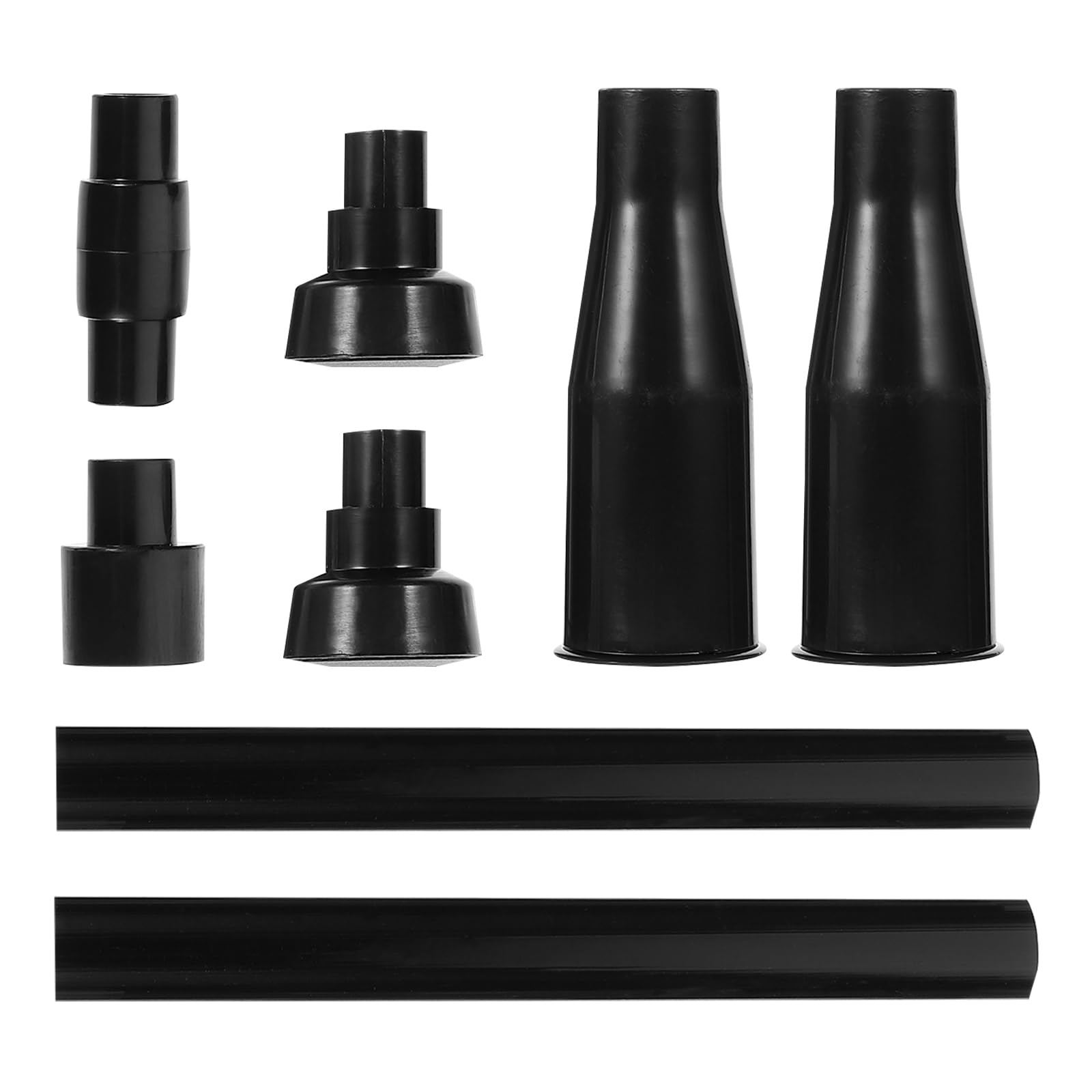 Fountain Nozzle Heads: 8 Pcs Nozzle Kit for Pond Pumps Small Fountain Nozzle Heads Kit for for Garden Submersible Pumps Pond Aquarium Fish Tank and Pool (Black)