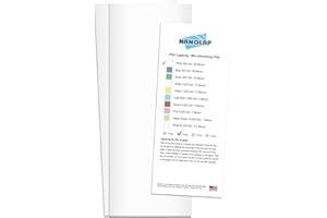 NANOLAP PSA Lapping Film, 2 Pc 60 Micron (260 Grit) Adhesive Polishing Paper, 4-1/4” x 11” Microfinishing Fine Sanding Paper, Sanding Film for Scary Sharp Sharpening System, Aluminum Oxide AO