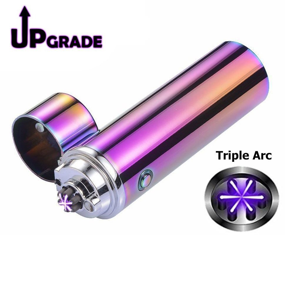 Triple Arc Lighter Plasma Arc Lighter USB Cigar Lighter