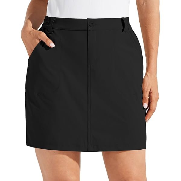 Women's Skort Cargo Skirt Golf Skirts 5 Pockets Lightweight
