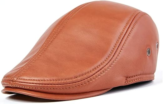 mens leather driving hats