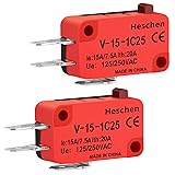 Heschen Micro Switch V-15-1C25 SPDT Button Type 20A