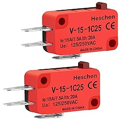 Heschen Micro Switch V-15-1C25 SPDT Button Type 20A