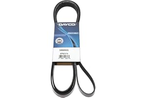 Dayco 5060935 Serpentine Belt 93.5” Long 6-Rib Belt , Black