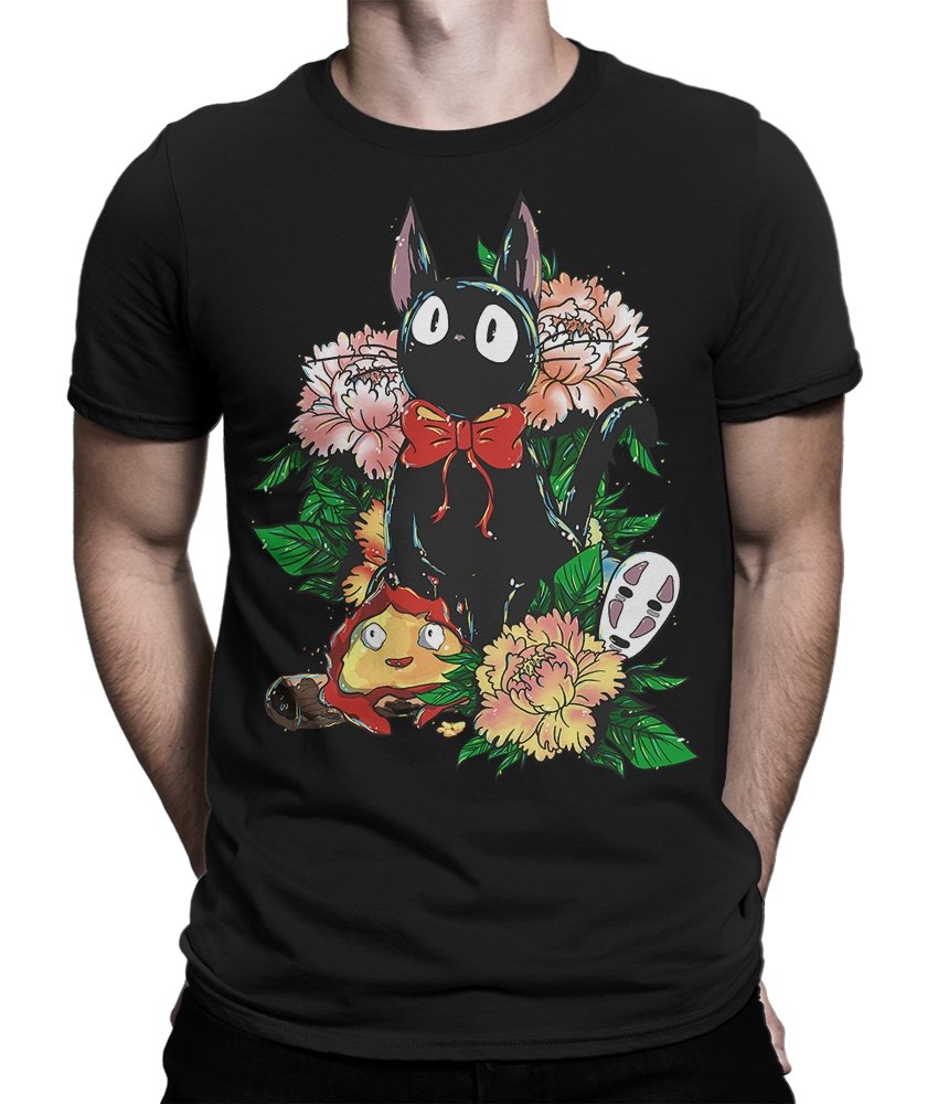 Studio Ghibli Anime Art T Shirt S S Teevimy