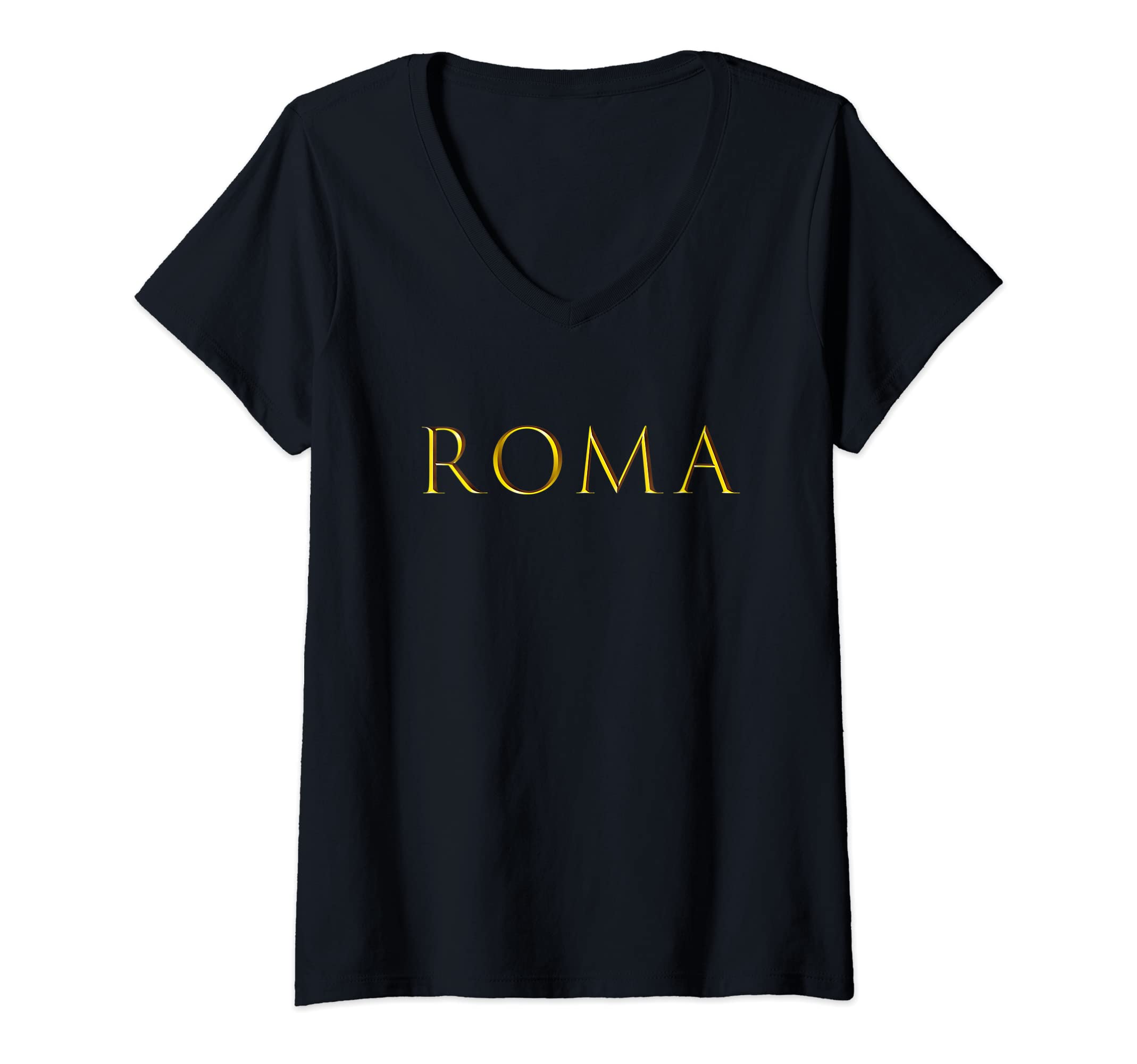 Womens Roma Rome Italy V-Neck T-Shirt