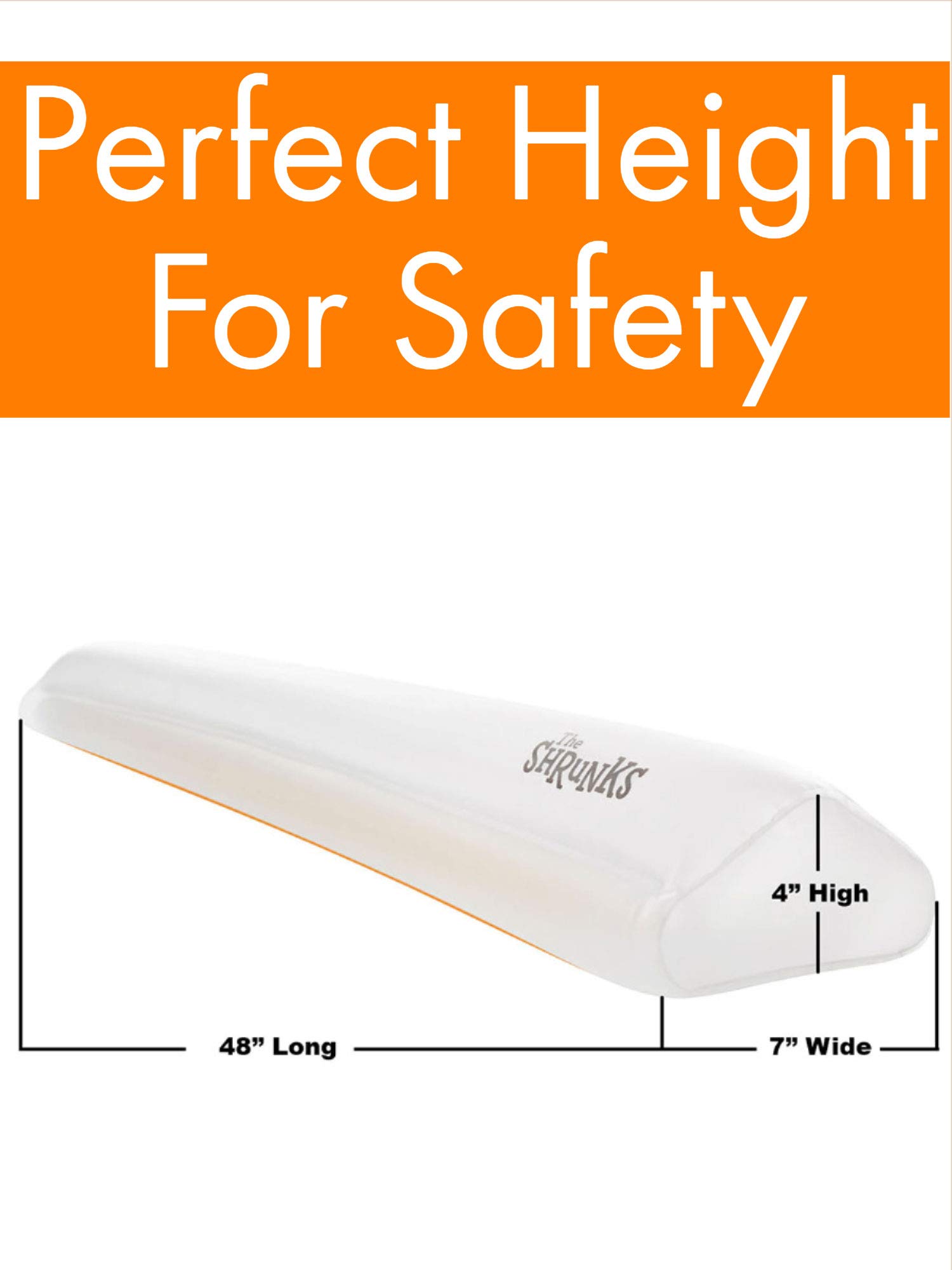 The Shrunks Inflatable Kids Bed Rails for Toddlers Portable Safety